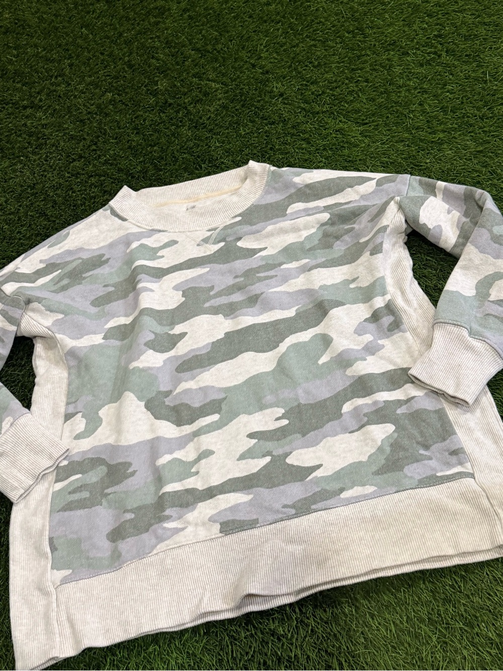 Aerie Camo Print Sweater